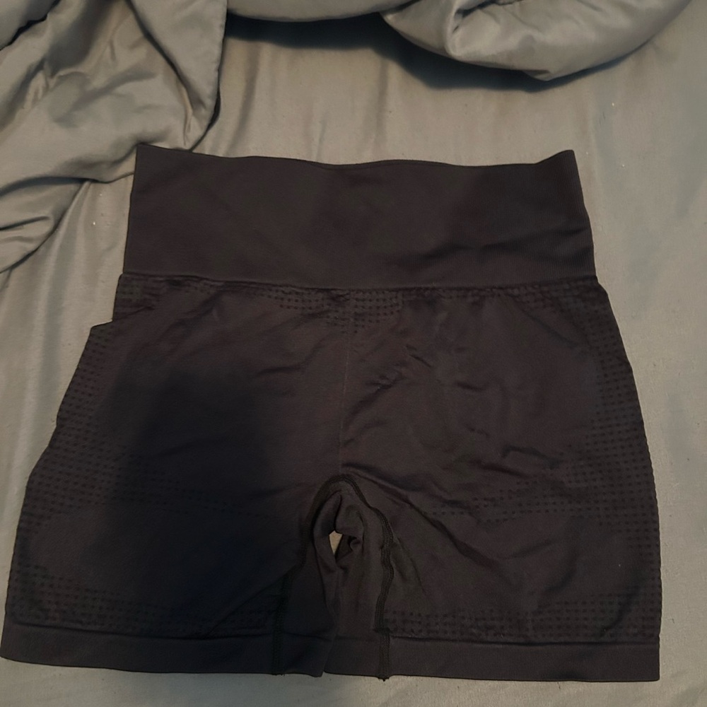 Shein black biker shorts